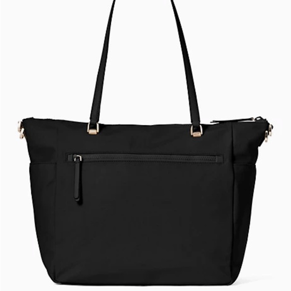 Kate Spade Diaper Bag Black KS Jae Baby Tote Classic Baby Shower Gift NWT - Picture 2 of 5
